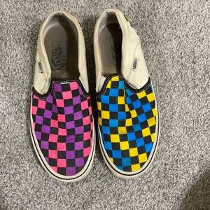 checkered vans